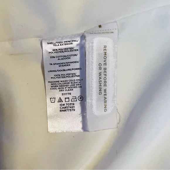 Ann Taylor The Newbury Blazer Jacket Women Sz 8 Petite Cream Neutral Classy NWOT - Picture 10 of 13